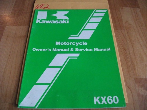 Kawasaki kx60 owner - kawasaki, owner's