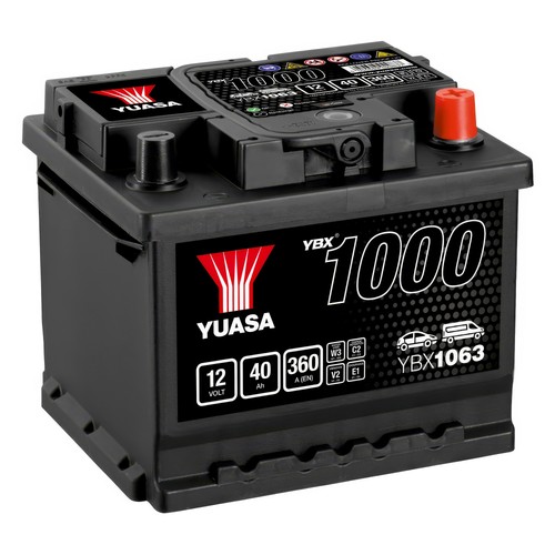 Yuasa car battery - yuasa, 40ah