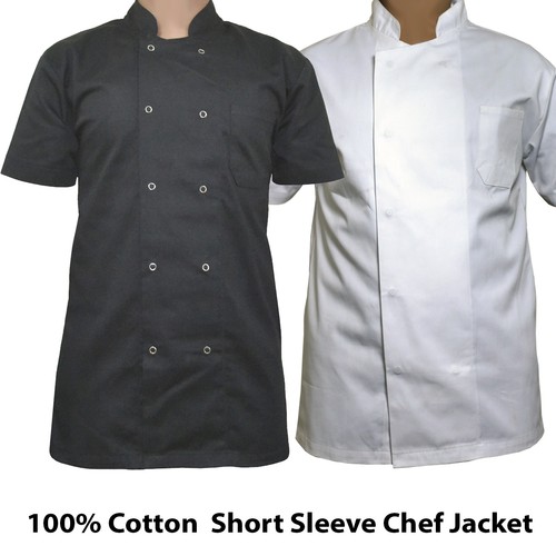 100 cotton chef - jacket, white