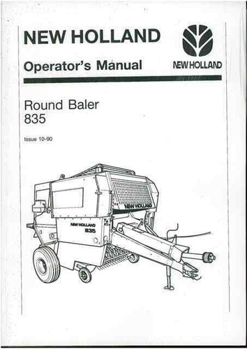 New holland round - baler, 835