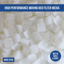 UK Made BIO-PLAS Fluidize K1 Type Bio Media 20L 50L 100 Litres