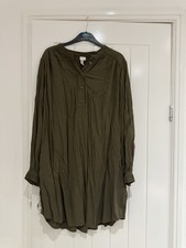 H&M Khaki Green Dress XL NWOT 