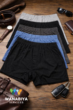 6 PAIRS MENS PLAIN BOXER