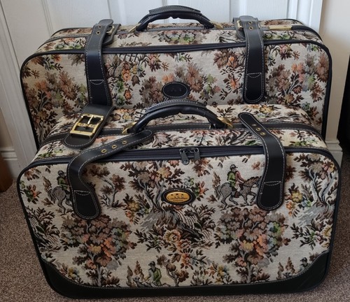 Tapestry suitcases set - suitcases, of