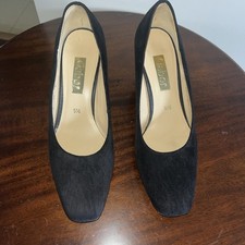 Ladies Gabor Black Suede Shoes