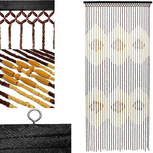 180 90cm wooden beaded - 180,