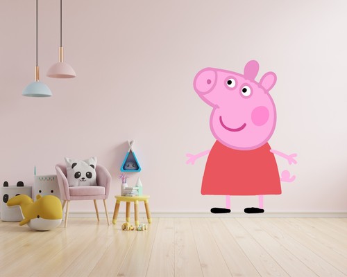 Peppa pig wall - pig, sticker