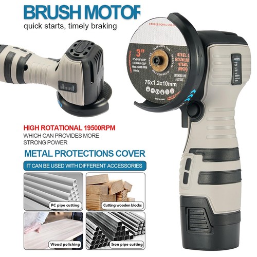 Mini cordless angle - , grinder