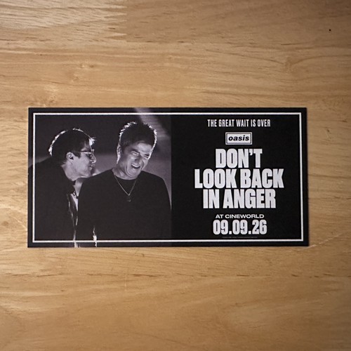 Oasis don look back in - look,