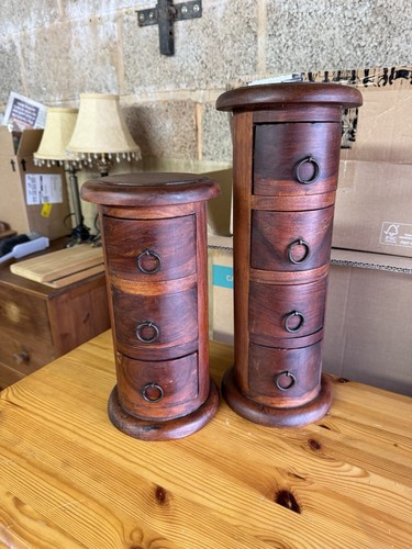 Vintage solid wood cylindical - solid,