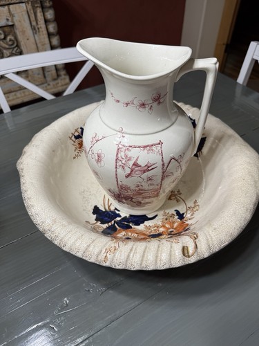 Antique wash pitcher - wash, &