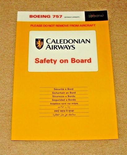 Caledonian airways boeing 757 - caledonian,