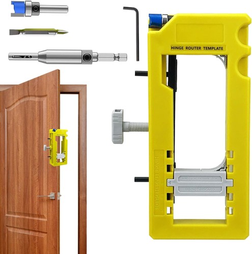 Door hinge routing - jig, stable