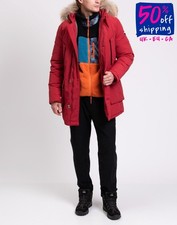 RRP€650 ALESSANDRO DELL'ACQUA Parka Jacket Size XXL Padded Raccoon Fur Detail