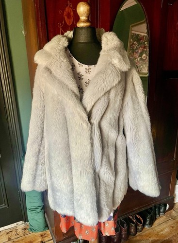 Vintage faux fur coat 12 - fur, 10-12