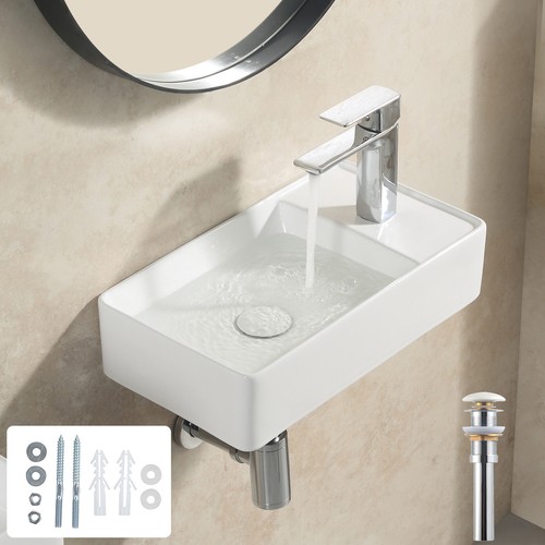 Wall mount bathroom - wall, sink-