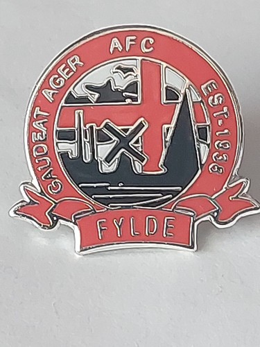 Afc fylde pin badge stud - afc,