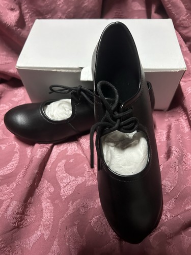 Black low heel - heel, pu