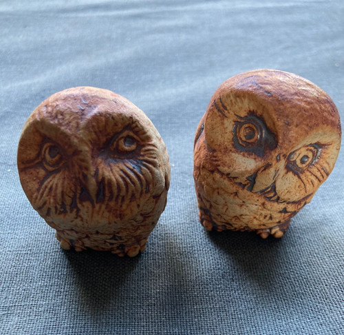 Quantock pottery owls - quantock,