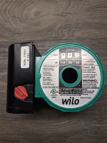 Wilo star fx 3 speed - s, 3-speed