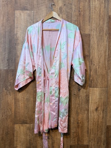 Pink floral satin bridesmaid - floral,