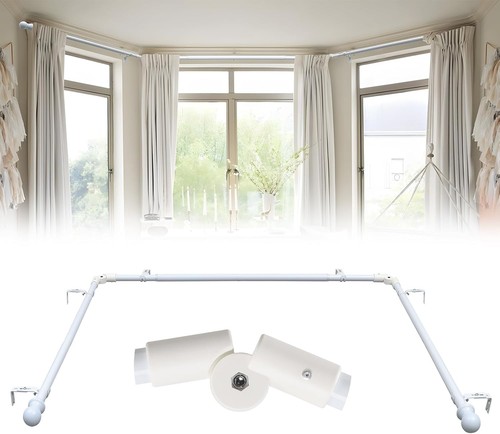 Bay window curtain poles - bay,