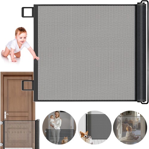 Retractable pet dog gate - dog,
