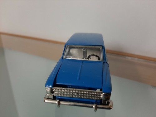 Moskvitch car blue - car, cast