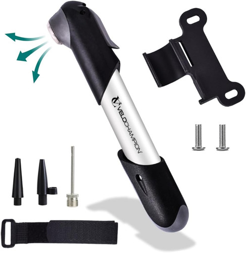 Mini bike pump with frame - mini,