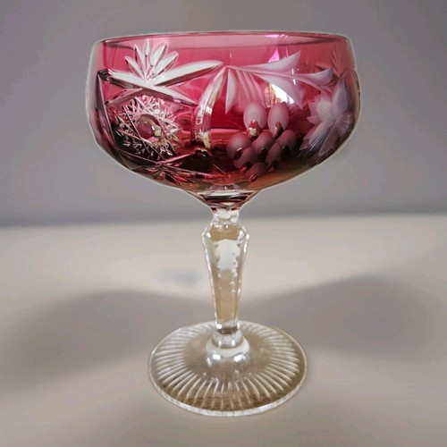 Nachtmann crystal glass ruby - glass,