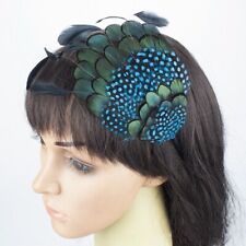 1920s DECO GREEN BLUE DOT