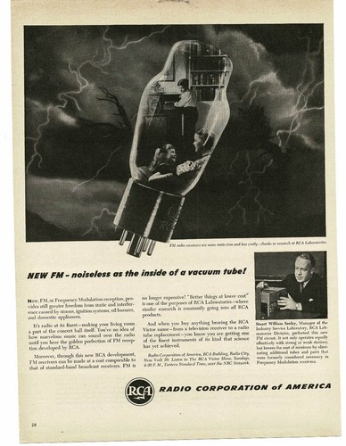 1946 rca new - fm, radio