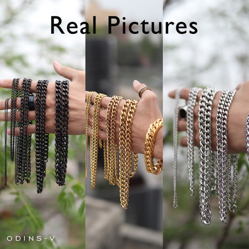 Mens womens chain - mens, silver