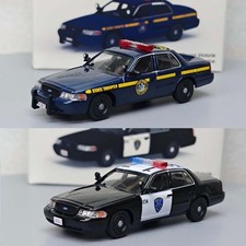 596 1/64 Ford CV CROWN New York State Police/Oakland Police Diecast Model Car