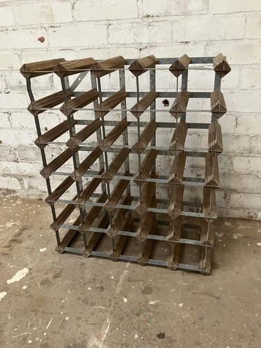 Vintage wooden metal frame - wooden,