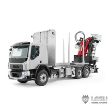 LESU 1/14 RC Timber Logging Truck Hydraulic Crane VM-FE Cabin 6WD Metal Chassis