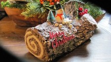 ARTIFICIAL FAKE CHOCOLATE LOG