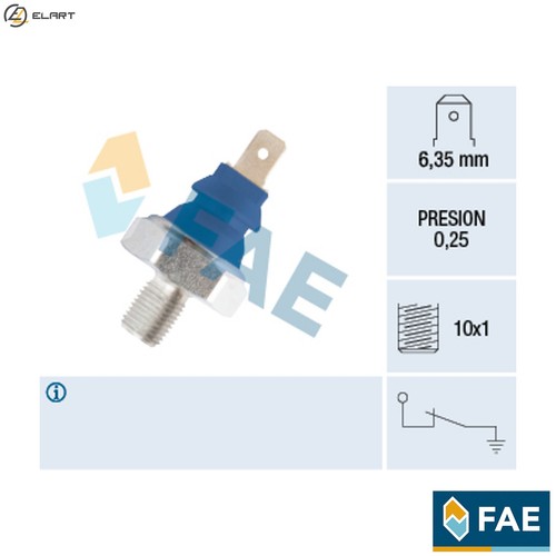 Oil pressure switch 11690 - pressure,