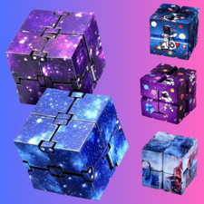 UK Stock Sensory Infinity Cube Fidget Toy for Stress Autism Anxiety Relief Kids