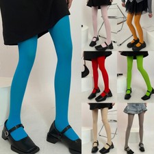 Womens Sexy Sheer Tights Pantyhose Stockings Elastic Candy Color Hosiery Socks