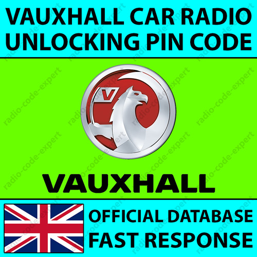 Vauxhall radio unlocking pin - vauxhall,