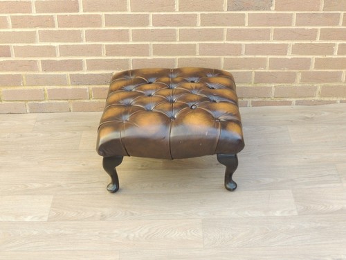 Chesterfield footstool ottoman - chesterfield,