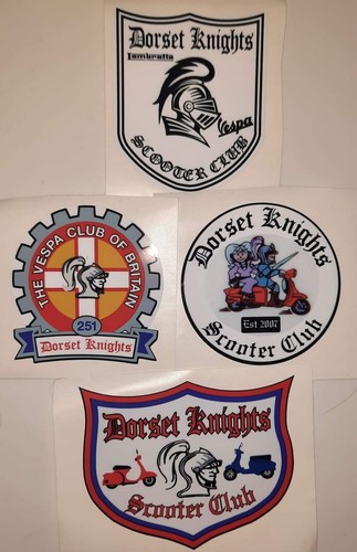 Scooter club stickers - scooter,