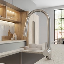 Chrome Pull Out Kitchen Mixer