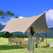 Camp WaterProof Portable Sun Shelter Beach Tent Outdoor Protection Cover Tent UK