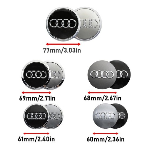 Audi alloy wheel centre - alloy,