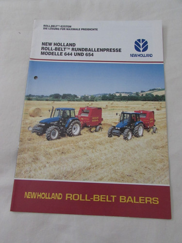 New holland round - baler, &