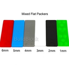 Flat Glazing Packer 32mm plastic mixed Shim window upvc spacer Flooring pvc