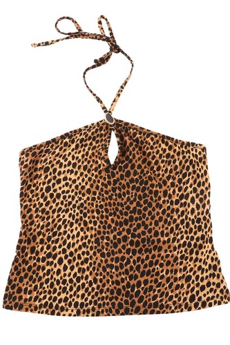 Reformation brown jersey top - brown,