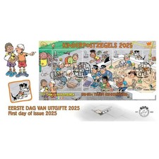 NETHERLANDS 2025 Children’s Welfare Stamps (jJan van Haasteren)FDC